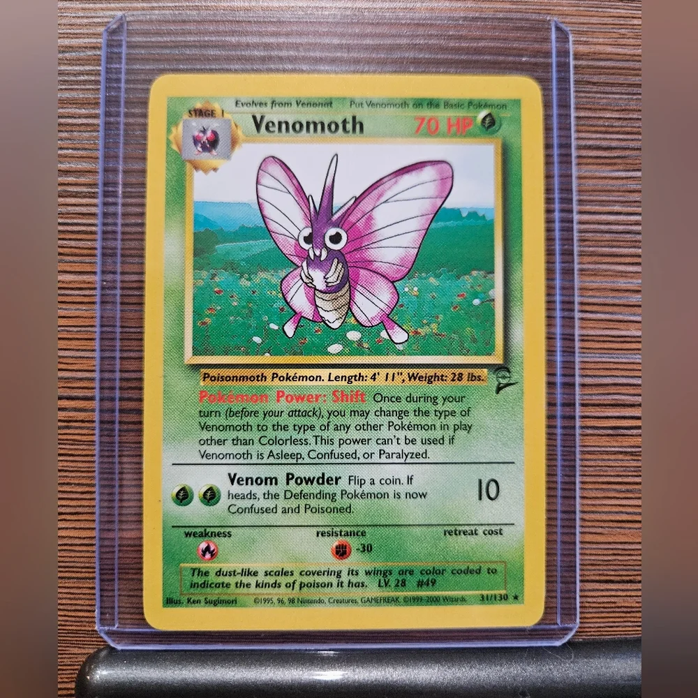 Pokemon Venomoth 31/130 Base Set 2 Trading Card